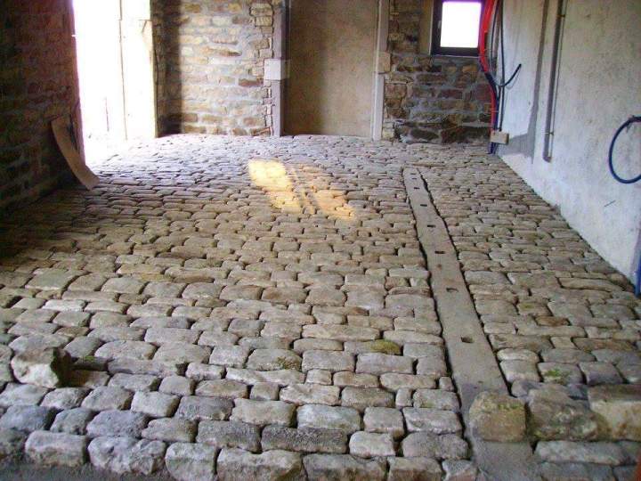 Pavés intérieur en granit Xertigny