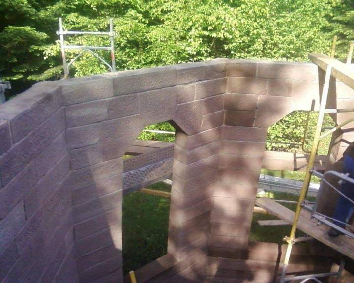 Caveau en cours de construction Xertigny